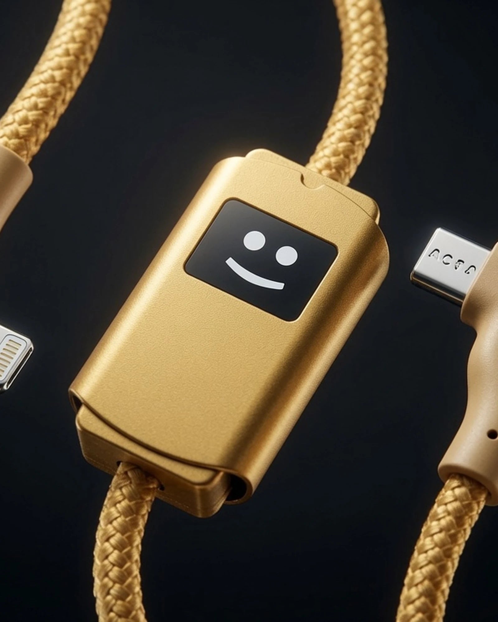 Promotional 100W charging cable in recycled aluminum - 1